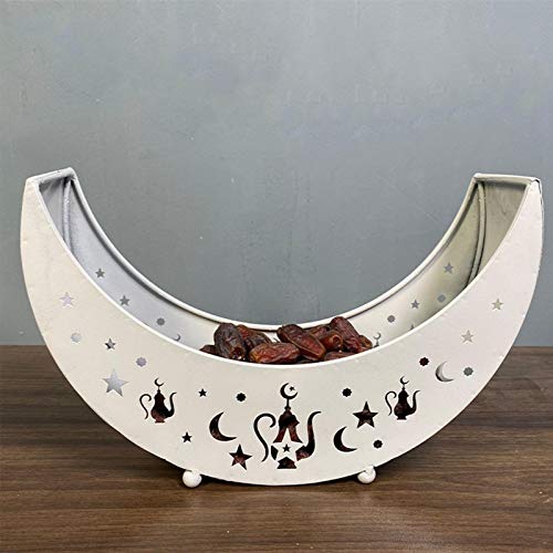 BIUDUI Moon Vajilla Postre Almacenamiento De Alimentos Moon Star Plato De Cena Bandeja De Madera Moon Srar Platos De Postre Bandeja De Madera Rústica Luna Creciente Bandeja De Repostería Decoraciones