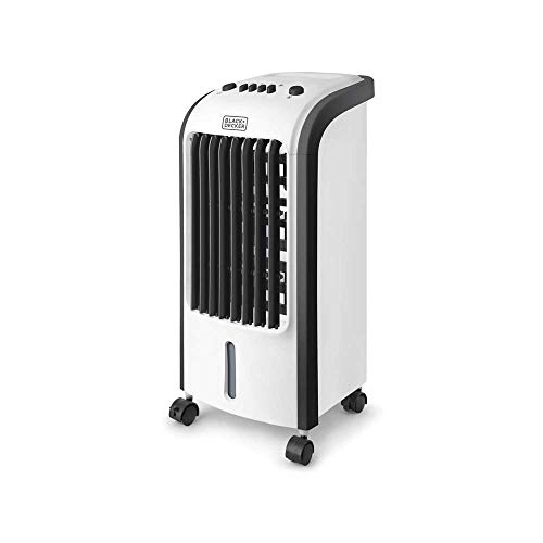 Black+Decker BXAC5E Ventilador humidificador, Plástico, Blanco