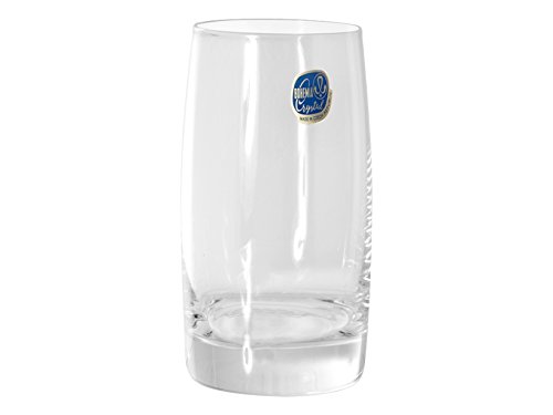 Bohemia Crystal Ideal Juego Vasos Altos, Vidrio, Transparente, 38 cl, 6 Piezas