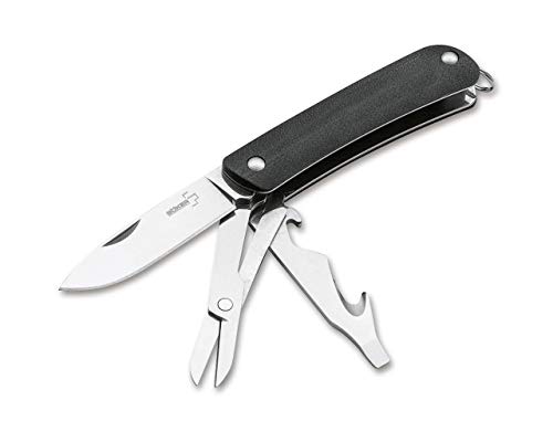 BOKER Plus Mini Tech Tool 4, Unisex-Adult, Negro, 12 cm