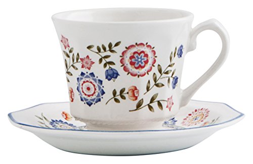 Churchill Estuche 2 Tazas con platillo 16Cl Bengal, Loza Inglesa, Multicolor, 2.81 cm