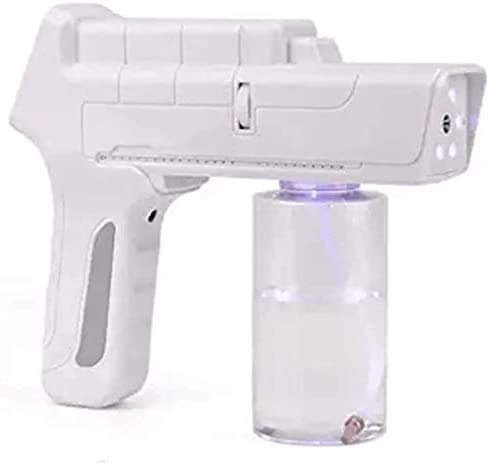 Cnley Nano Atomización Pistola de pulverización al aire libre Pistola de vapor interior Pulverizador Pulverizador de niebla, desinfección Azul Luz de vapor Ama de vapor Máquina de niebla Máquina Pulve