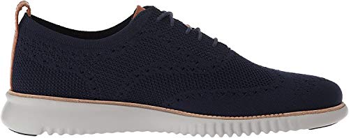 Cole Haan 2.Zerogrand Stitchlite Oxford, Zapatos de Cordones Hombre, Marine Blue/Vp Gry, 41 EU