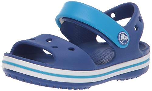 Crocs Crocband Sandal Kids, Sandalias Unisex Niños, Azul (Cerulean Blue/Ocean), 32/33 EU