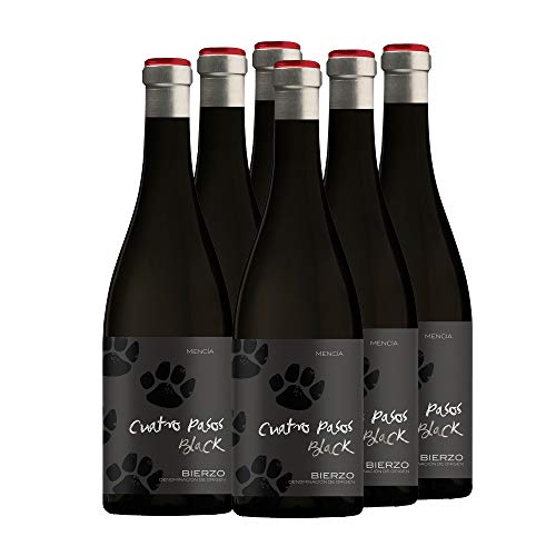 Cuatro Pasos Black Vino tinto mencía D.O. Bierzo - 6 x 750 ml