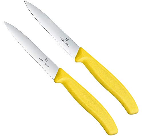 Cuchillo Juego 2 Pzas, Amarillo 10Cm Victorinox 6.7796.L8B