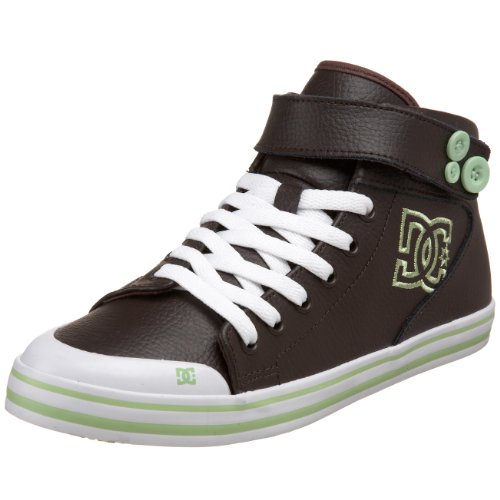 DC Venice Mid LE - Zapatillas de Skateboarding de Cuero para Mujer, Color marrón, Talla 41