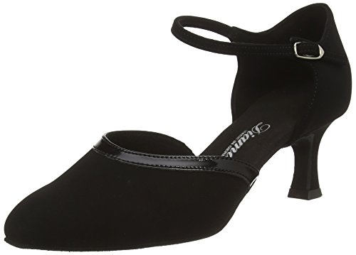 Diamant Damen Tanzschuhe 049-106-106, Zapatos de Baile Standard & Latino para Mujer, Negro (Schwarz), 37 1/3 EU (4.5 UK)