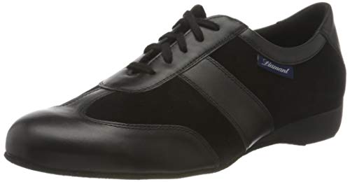 Diamant Diamant Ballroom Sneakers Herren 123-225-070 - Zapatos de Baile - Standard & Latino para Hombre, Color Negro (Schwarz), Talla 43 1/3