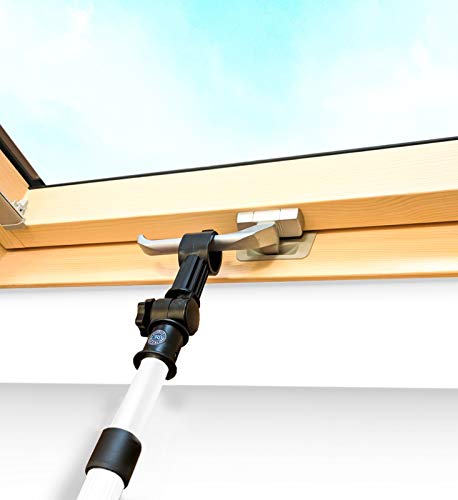 Diseñado para Optilight - Abrepostes telescópico para ventanas de techo y persianas (1,1 – 2 m)