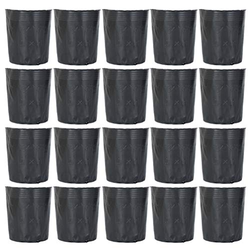 Doitool 300Pcs 9X9cm Macetas de Plástico para Viveros Macetas de Plástico para Plantas de Plantas de Semillero Macetas de Vivero Contenedor de Plantas Suculentas para Plantas Suculentas