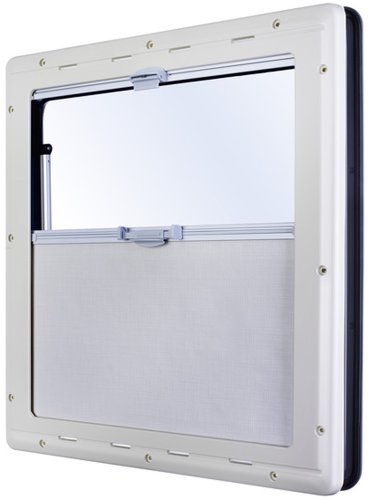 Dometic Seitz S4 - Ventana abatible (50 x 30 cm), Color Blanco