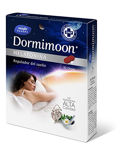 Dormimoon Melatonina Complemento Alimenticio - Es, Único, 30 Unidad