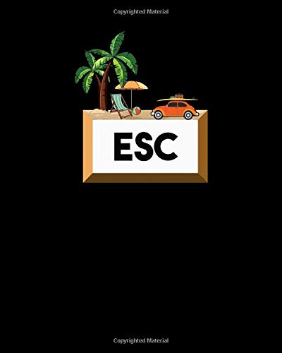 Esc: Esc Vacation Escape Key Pun Professional Programmer 2021-2022 Weekly Planner & Gratitude Journal (110 Pages, 8" x 10") Calender For Daily Notes, Thankfulness Reminders & To Do Lists