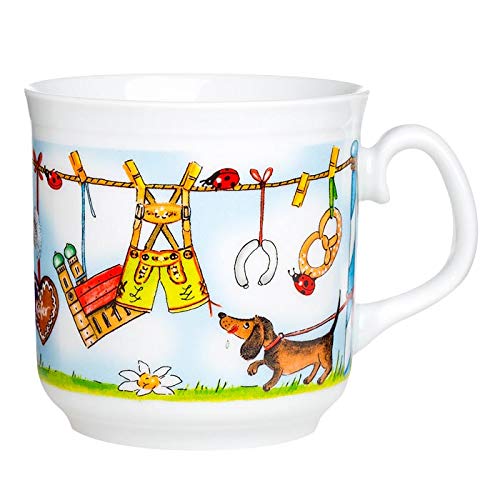 Escarabajo – Avena (Tasse), diseño: Escarabajo clásico (6 unidades) (Diseño de cuerda de tendedero)