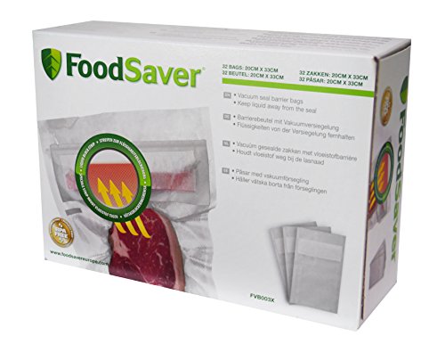 FoodSaver FVB003X, Bolsas Barrera de Envasado al Vacío, 32 unidades