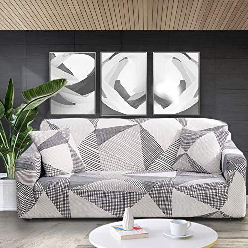 Funda elástica para sofá con estampado floral para sala de estar, esquina, sofá, sofá, sofá, funda A18, 4 plazas