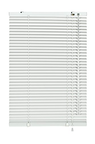 Gardinia 6922 Jalousie - Persiana (Aluminio, 25 mm, 120 x 240 cm), Color Blanco