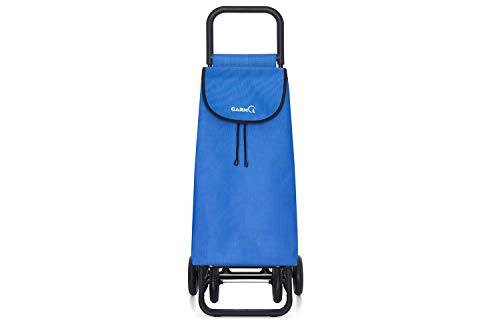 Garmol Carro Compra, Poliéster 1680D, Azul, 40x27x105 cm