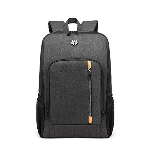 GELO-H Hombres Y Mujeres Mochila Equipo Deportes Al Aire Libre Viajan Mochila De Gran Capacidad USB Externa Zócalo De Carga Negro Azul Gris Tamaño De Tres Colores 45 * 30 * 18 cm,Negro