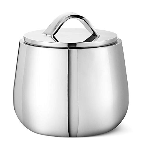 Georg Jensen Azucarero, acero inoxidable, plata, talla única