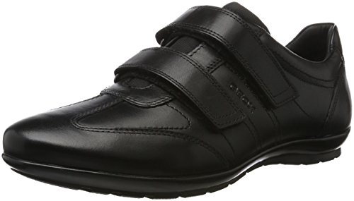 Geox UOMO Symbol D, Zapatillas Hombre, Negro (Black C9999), 43.5 EU