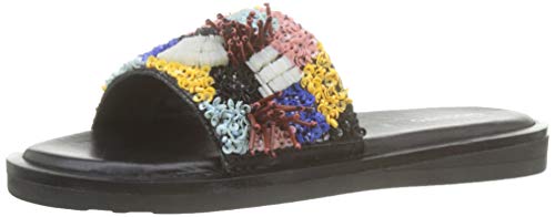 Gioseppo 48300, Sandalias con Punta Abierta para Mujer, Negro (Negro 000), 39 EU