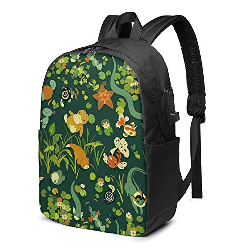 Hdadwy Whirlpool Trendy Travel Mochila USB, Mochilas de Negocios para computadora de 17 Pulgadas Mochila para Estudiantes Mochila Informal para Senderismo