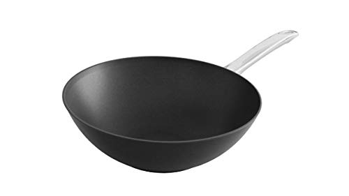 HIFFICIENCY 16009_WOK30 - Wok de aluminio fundido con revestimiento antiadherente de larga duración