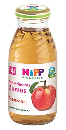 HiPP Biológico, Zumo, batido para bebé (Manzana) - 12 de 200 ml. (Total 2400 ml.