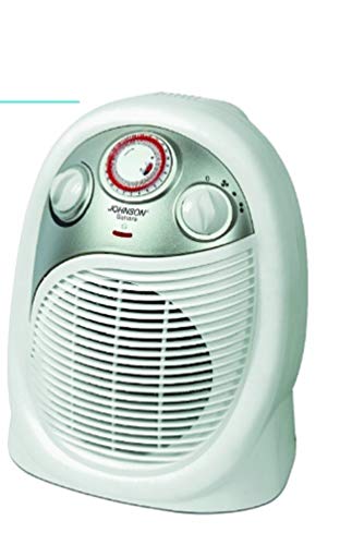 JOHNSON Estufa Eléctrica Termoventilador Programador 24h Selector 2000W Vela