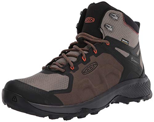 Keen Explore Mid, Imperméable, Zapatos de High Rise Senderismo Hombre, Braun Cantimplora 205, 42 EU