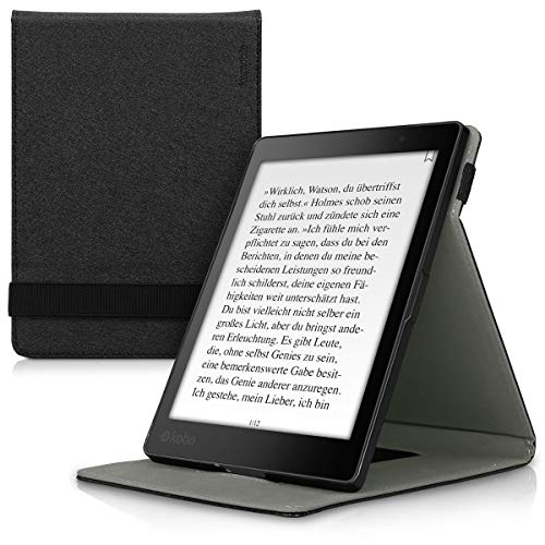 kwmobile Funda Compatible con Kobo Aura One - Carcasa con Tapa y Soporte - Case Flip de