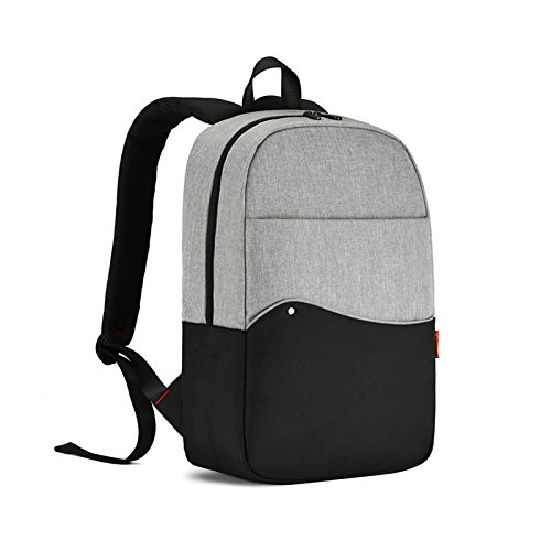 KYXXLD Mochila Porta Ordenador Hembra de 15 6 Pulgadas Mochila Campus Ocio y Simple Gris Claro