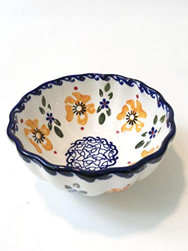 LáminaVajilla de cerámica pintada a mano underglaze cuenco de cerámica para el hogar cuenco de arroz cuenco de encaje creativo puente de porcelana polaca chica-A