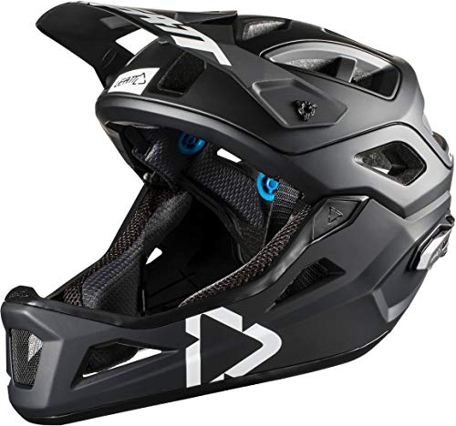 Leatt DBX 3.0 Enduro V2 Casco Mixto, Color Blanco y Negro, tamaño 59-63 cm