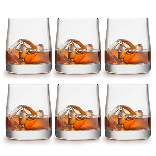 Libbey Vasos para whisky Gles - 280 ml / 28 cl - 6 piezas - alta calidad - diseño lujoso - apto para lavavajillas