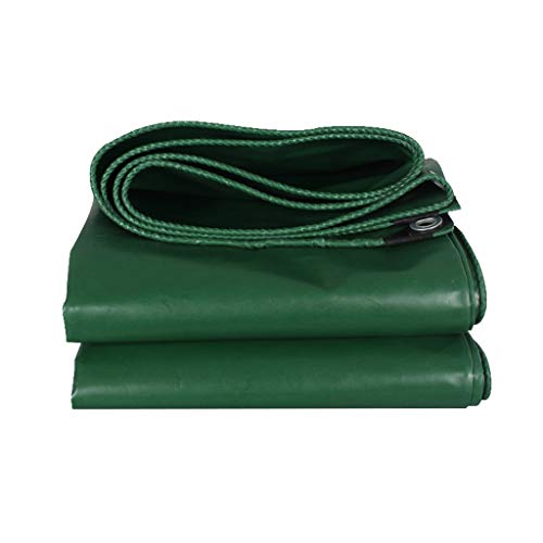 Lona impermeable Paño verde grueso Paño impermeable al aire libre Protector solar al aire libre tejido, cubierta protectora de la carpa poncho, estera del piso que pesca el cultivar un huerto, multi-t