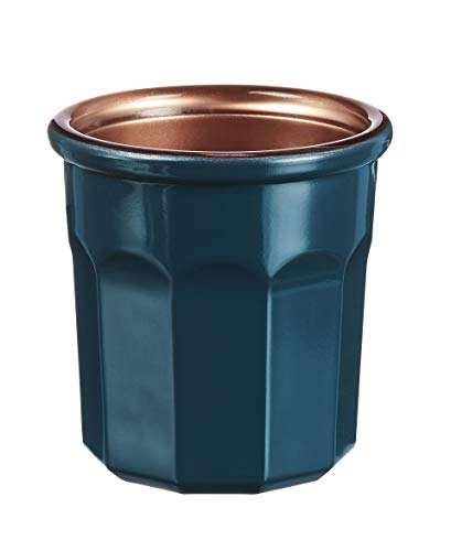 Luminarc – Vaso Carnaval de 9 cl – Vaso para bebidas calientes, vasos y decoración – Compatible con lavavajillas y microondas – Fabricación francesa – Color azul