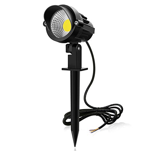 MEIKEE Foco de Jardín 7W,Impermeable IP66 Proyector de Jardín,Iluminación de Jardín Suelo 850lm,Focos de Exterior para Patio, Caminos, Paisajes, Calle, Parque, Balcón(85V-265V)