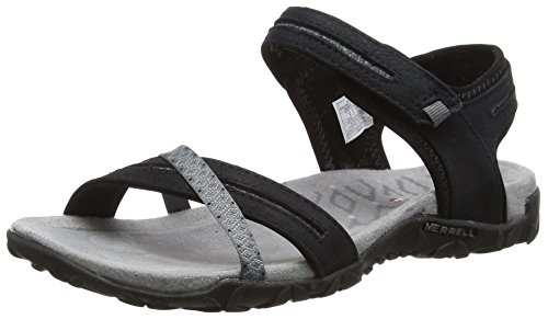 MerrellTerran Cross Ii - Sandalias para mujer, color negro, talla 38 (5 UK)