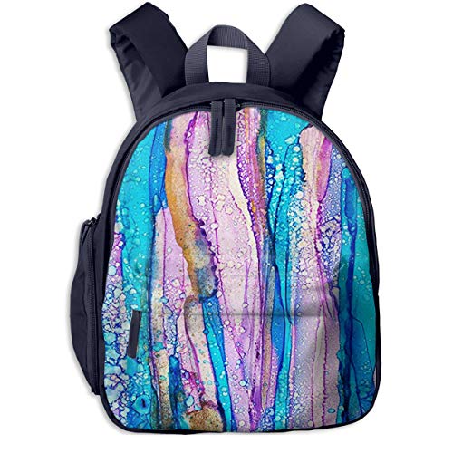 Mochila para Niños Arte de vidrieras, Mochila Escuela Primaria De Edad Peso Ligero Pérdida Mochila De Viaje para Chico Chica