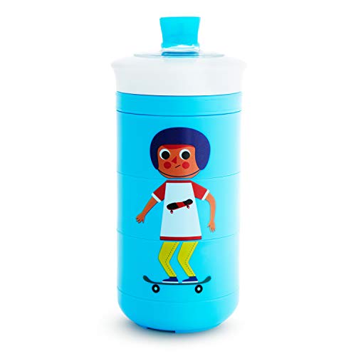 Munchkin 051947 - Twisty mix and match - vaso de personaje, azul, unisex