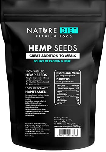 Nature Diet - Semillas de cáñamo, 1 kg