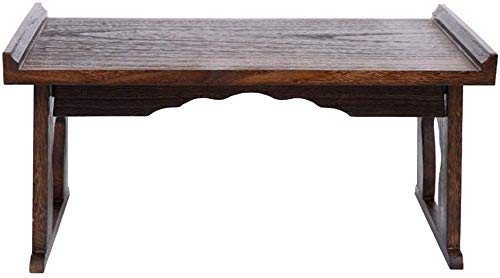 NBVCX Decoración de Muebles Mesa de Centro Mesa Auxiliar Mesa de té Japonesa de Madera Maciza Plataforma de Tatami Mesa Baja Balcón Creativo Mesa de Ventana de bahía Plegable (Color: 60 * 29 * 34cm)