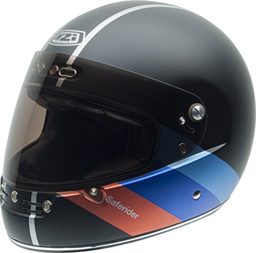 NZI Casco, Negro/Rojo/Azul, Talla M