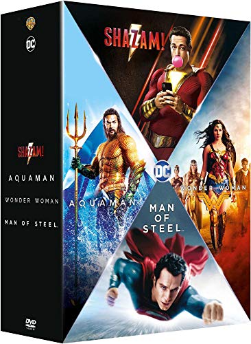 Origin Stories - Man of Steel + Wonder Woman + Aquaman + Shazam! [Francia] [DVD]