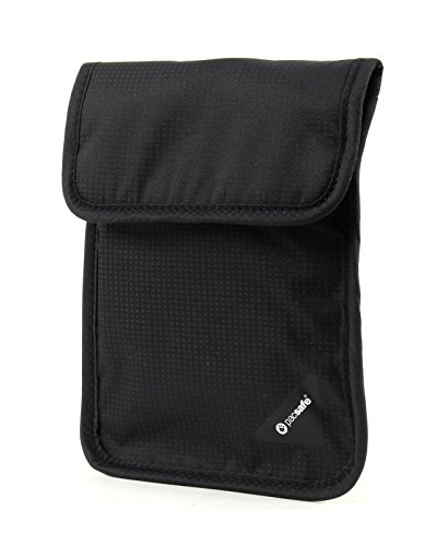 Pacsafe Coversafe X75 Blocking Neck Pouch Bolsa de Cuerdas para El Gimnasio, 18 cm, Black 100