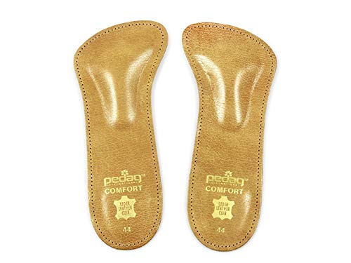 Pedag Cómodo splayfoot Soporte Plantillas PIEL - Marrón - marrón claro, 9 UK