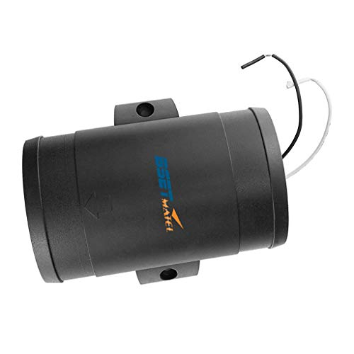 perfk Negro Sentina de Cabina Marina en Línea de 12V Ventilador Extractor Aire para Barco / 145 CFM